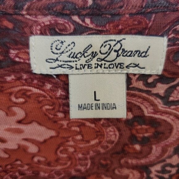 Lucky Peasant Boho Blouse Lace Tassels Large - Picture 9 of 13